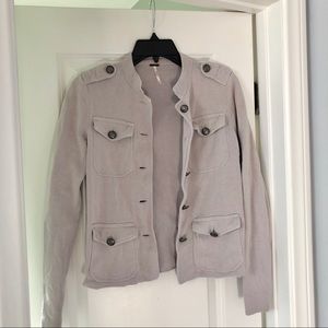 Free People Military Inspired Knit Carigan